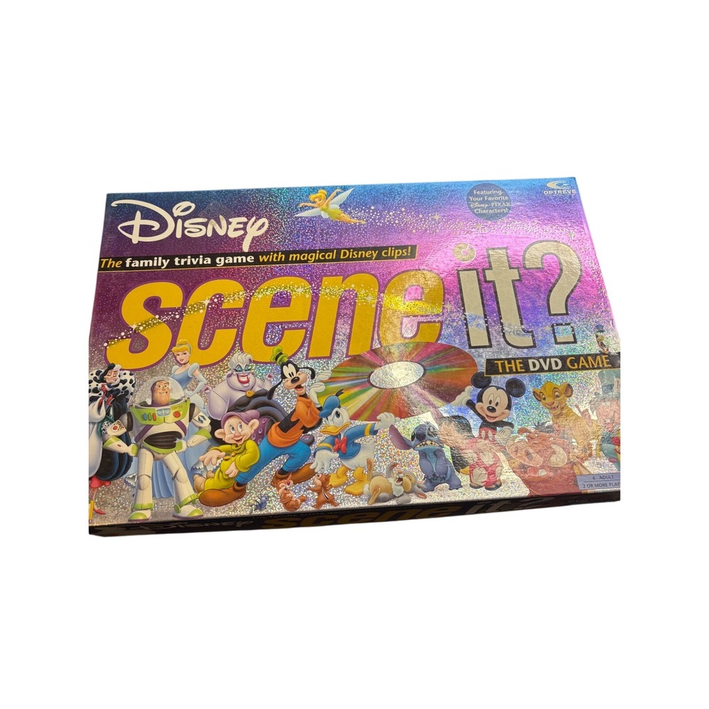 Disney Scene It? The DVD Game Mattel G3122 Family Trivia Board Game Pixar Clips